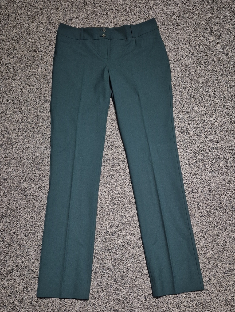The Limited Forest Green Straight-Leg Dress Pants